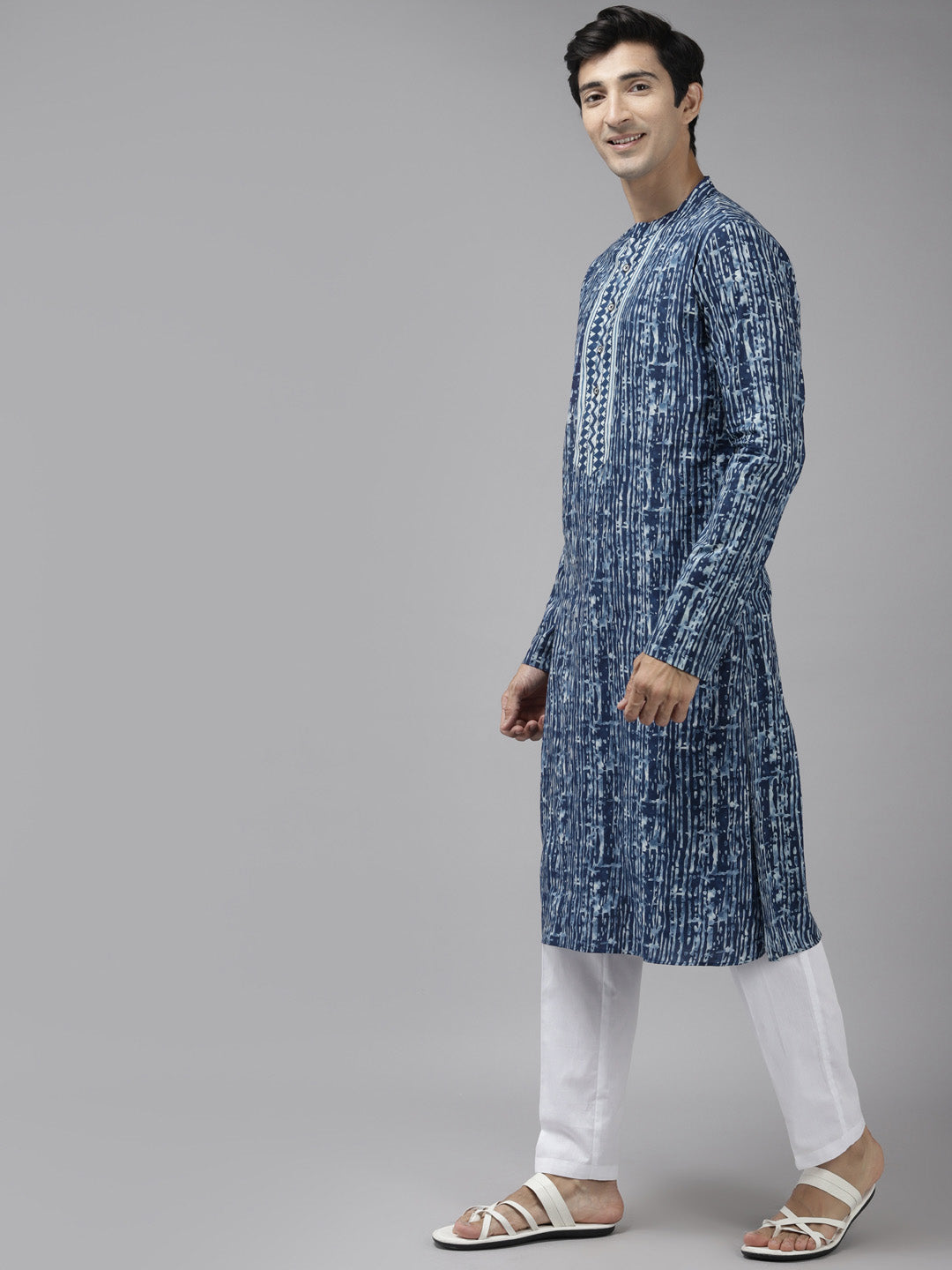 Cotton Printed Straight Kurta