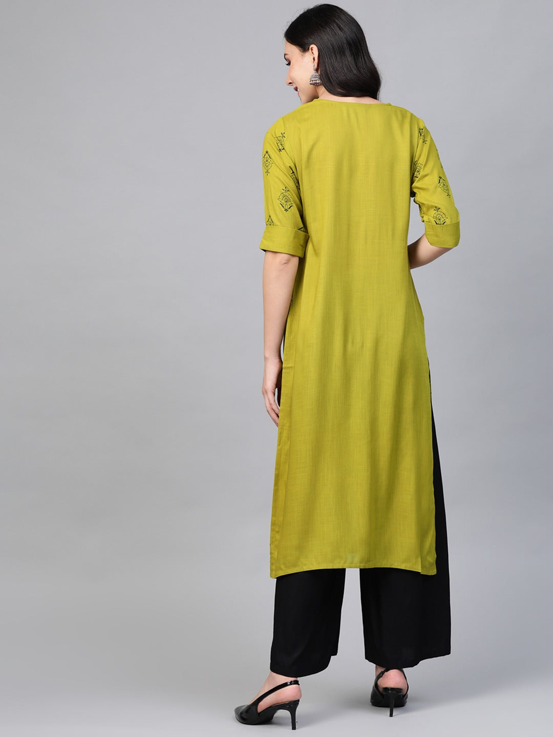 Printed Straight Kurta