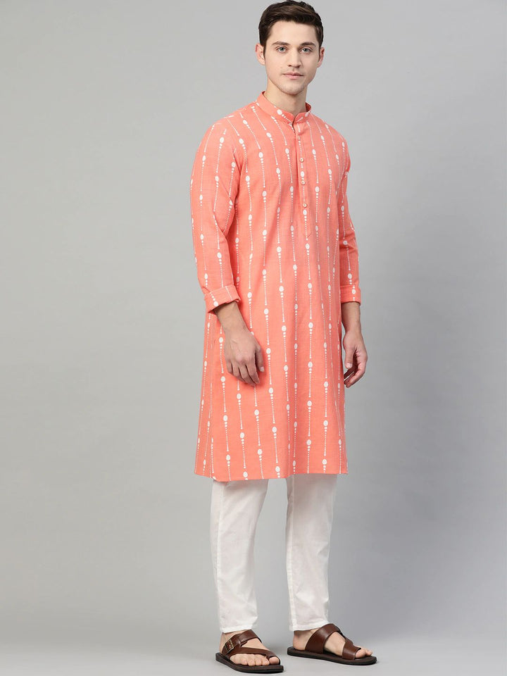 Printed Straight kurta with Pyjama