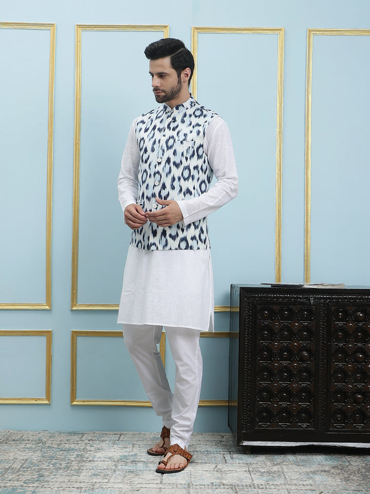 Printed Nehru Jacket