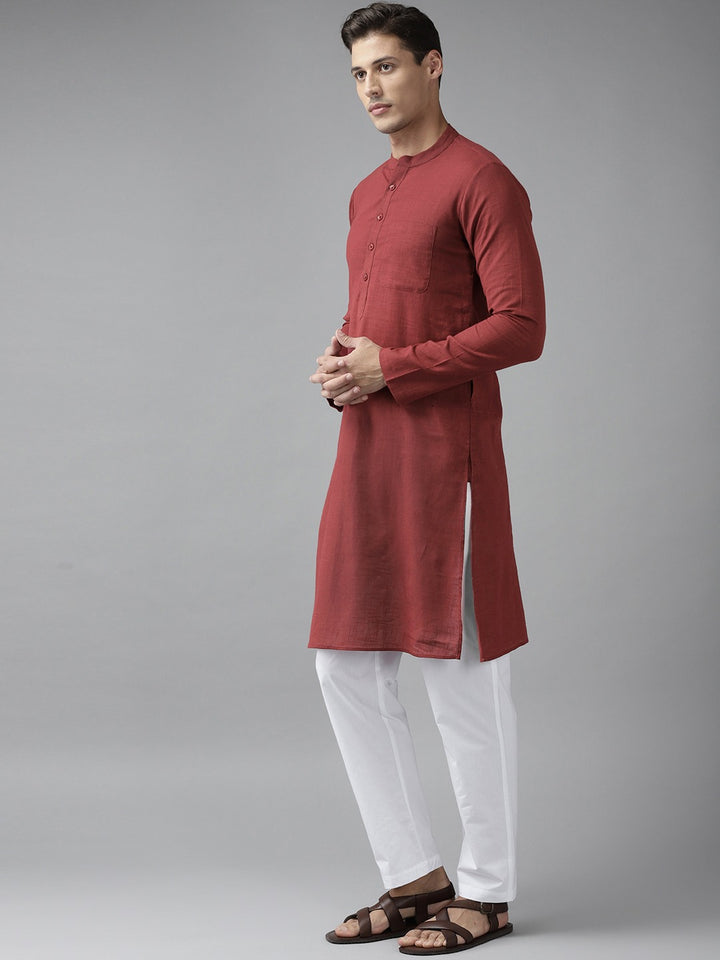 Cotton Slub Straight kurta with Pyjama