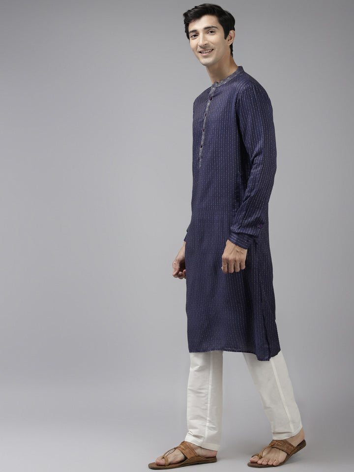 Silk Woven Straight kurta with Pyjama