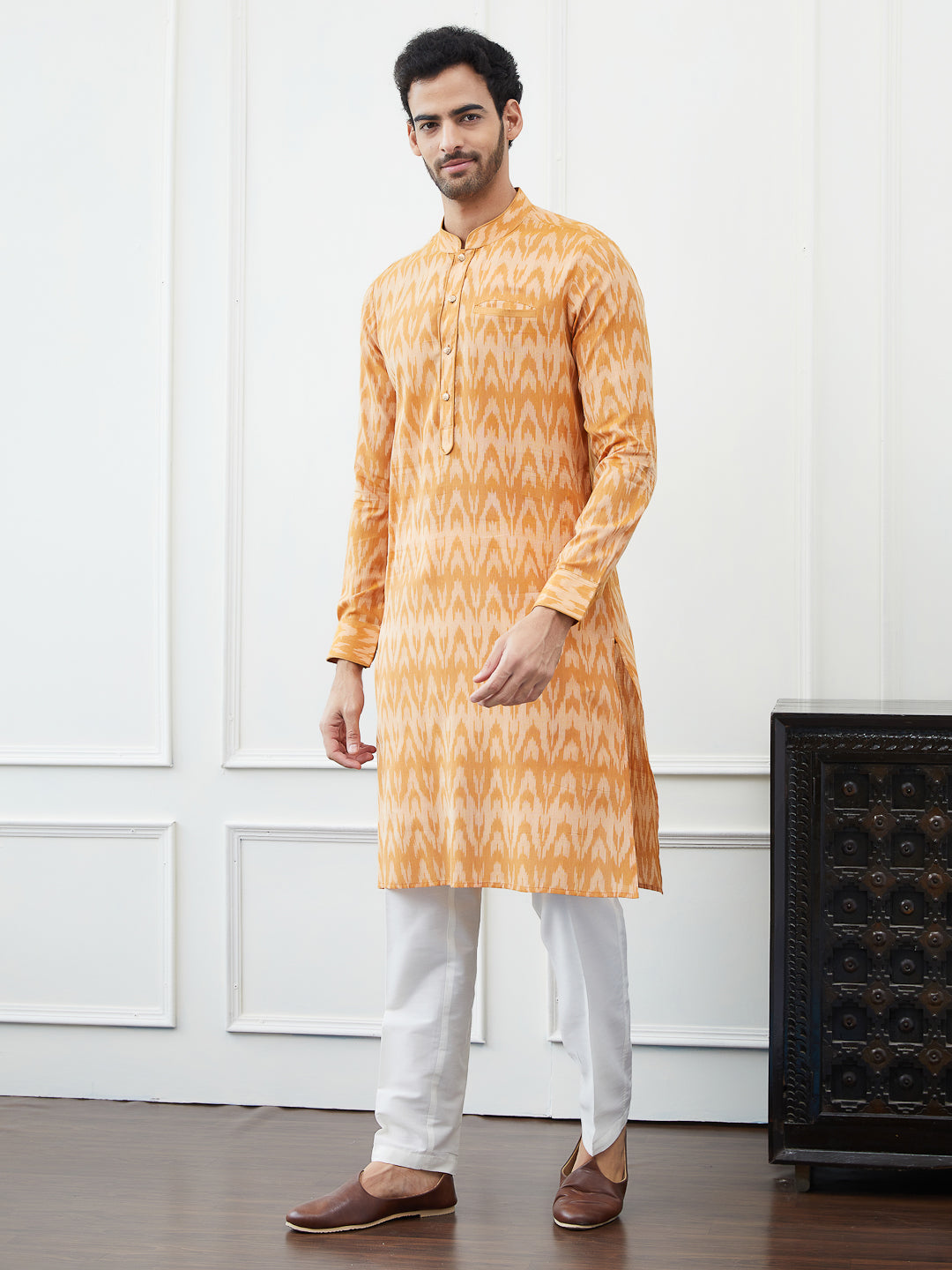 Printed Pure Cotton Straight Kurta