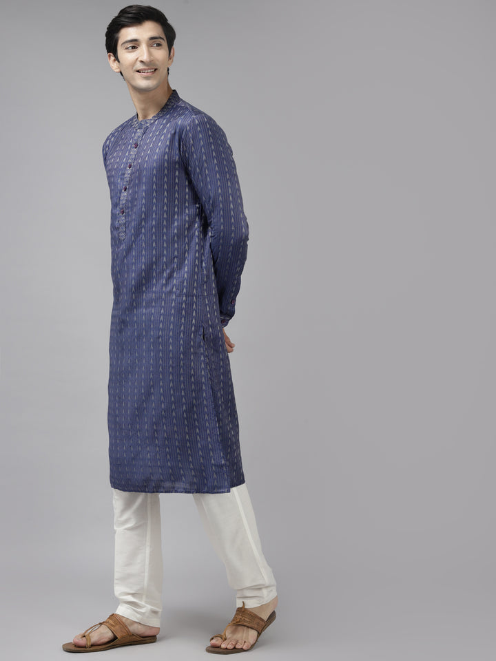 Silk Woven Straight Kurta