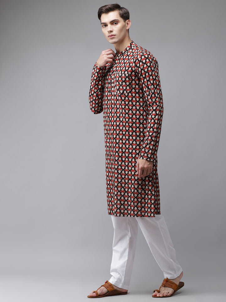 Handcrafted Block Printed Sustainable Straight kurta