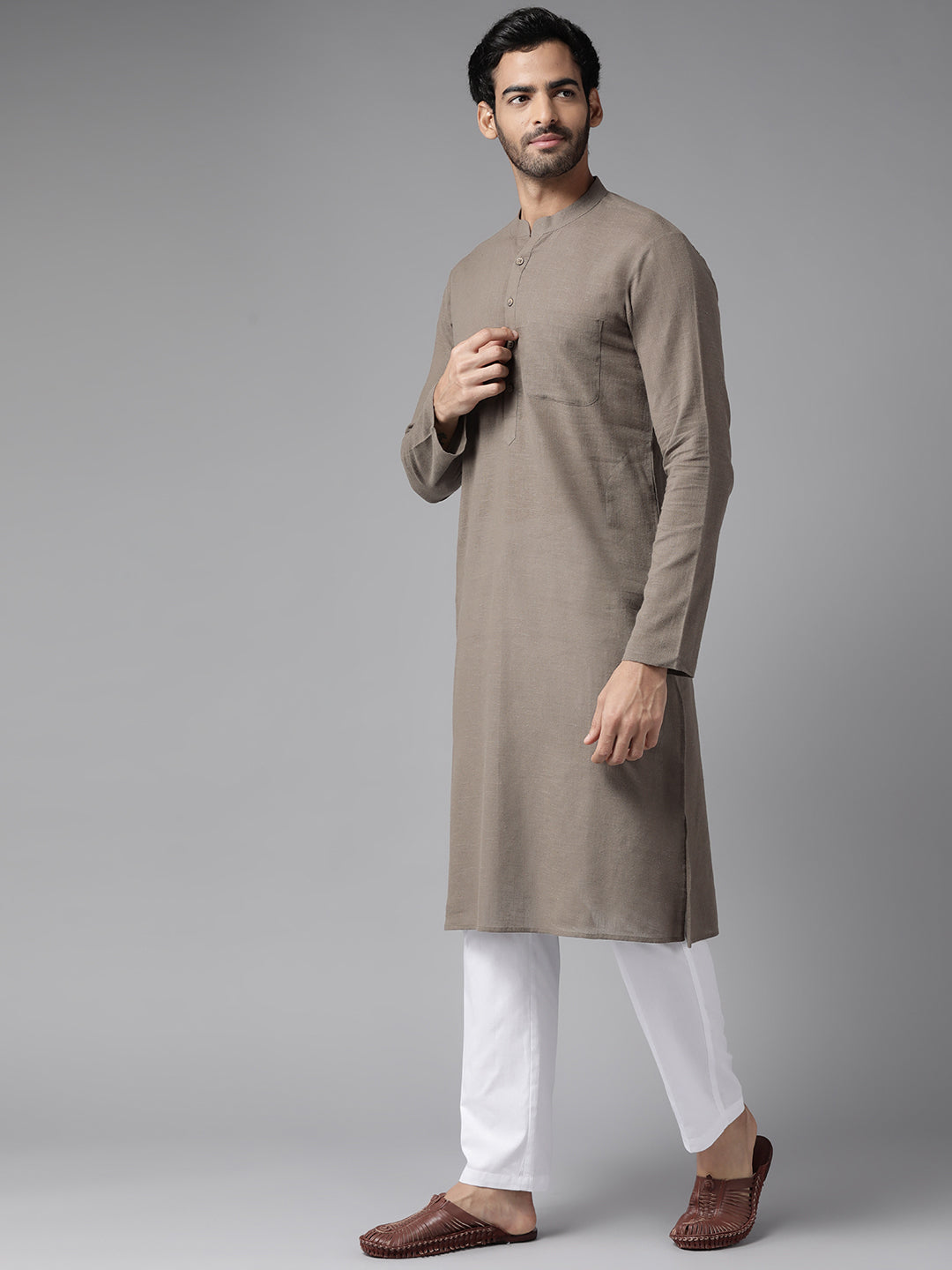 Cotton Slub Straight kurta