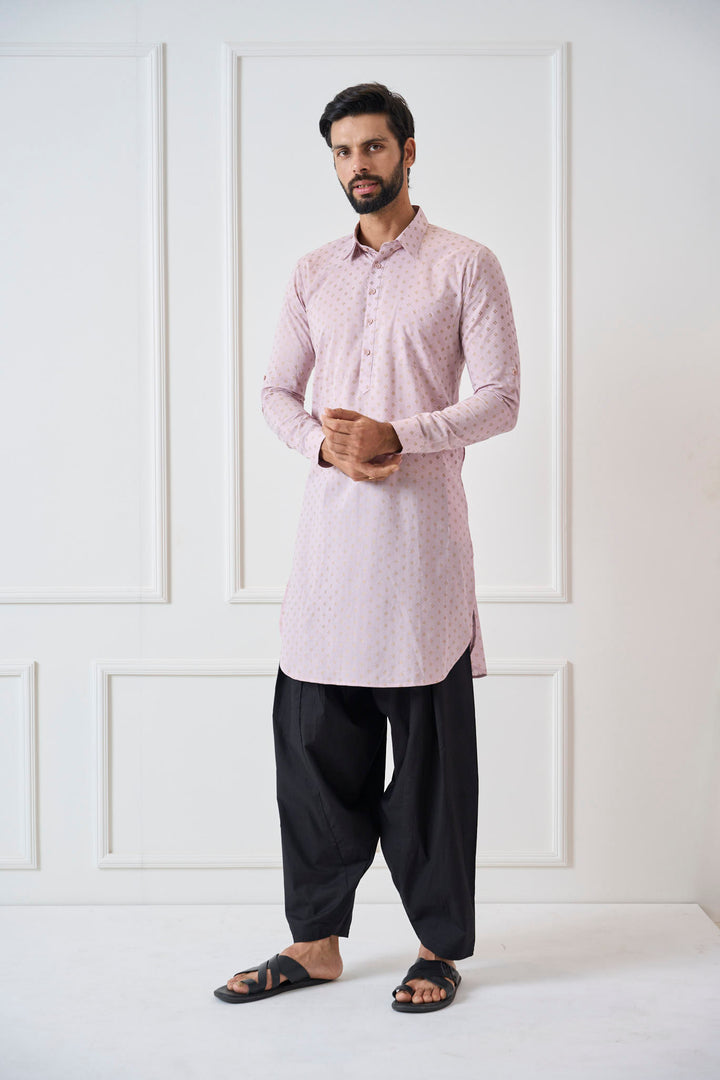 Pure Cotton Printed Pathani Kurta