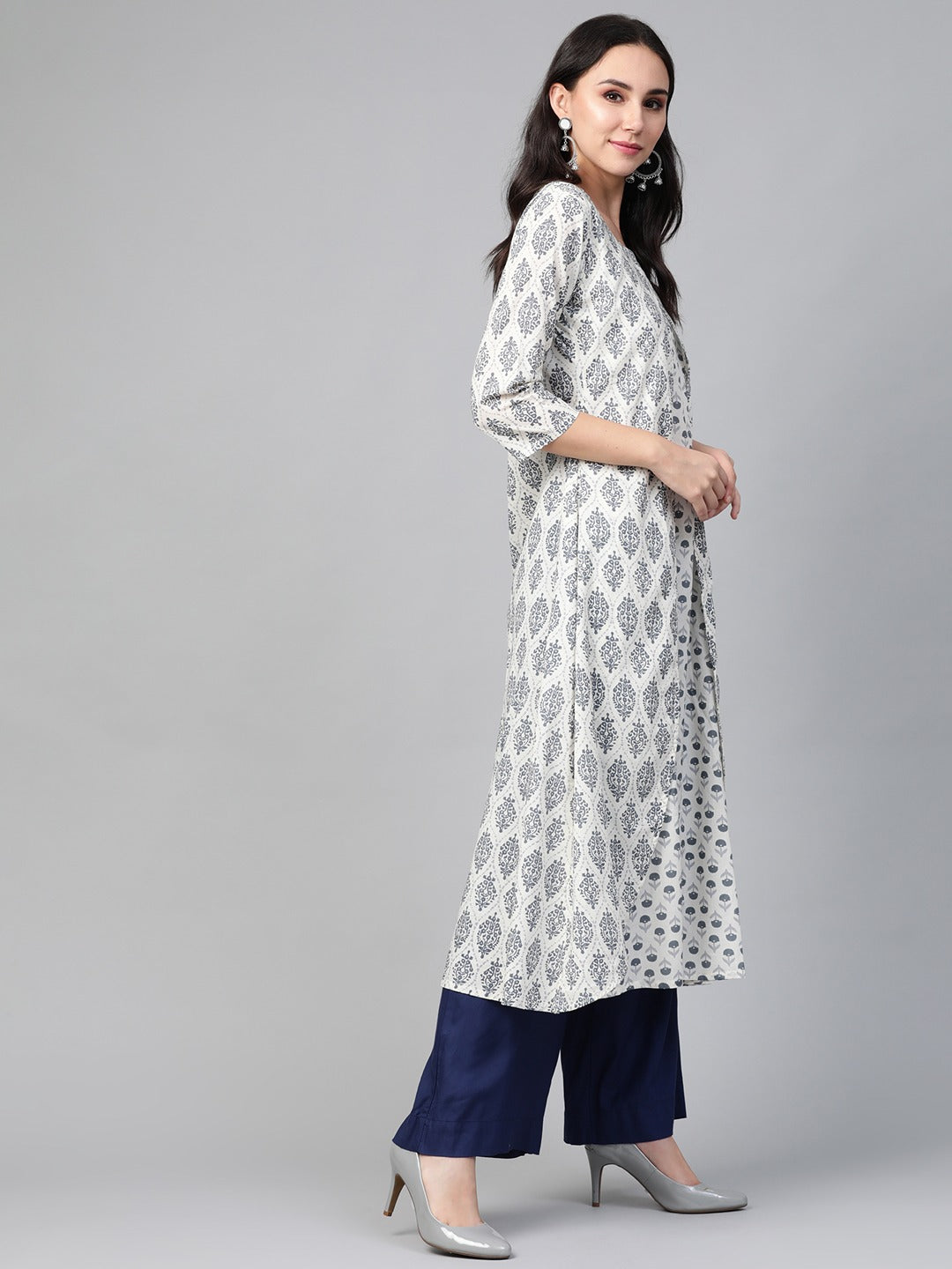 Layered A-line kurta