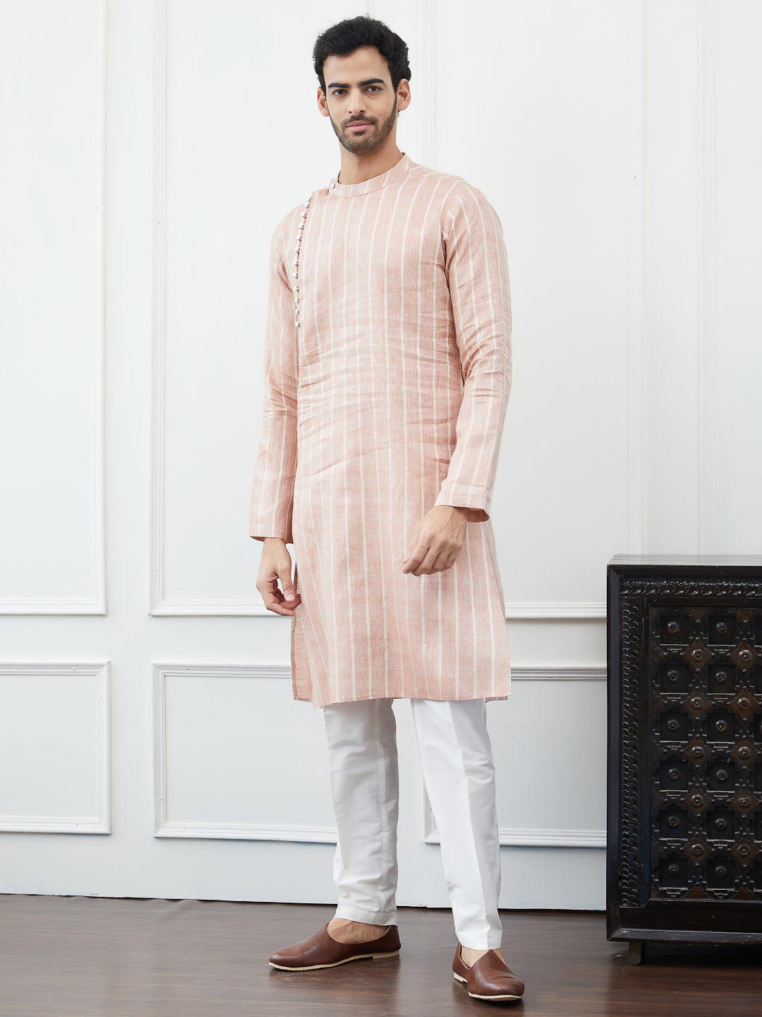 Thread worked Pure cotton Kurta