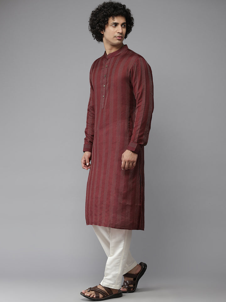 Silk Woven Straight Kurta