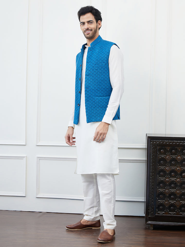 Embroidered Nehru Jacket