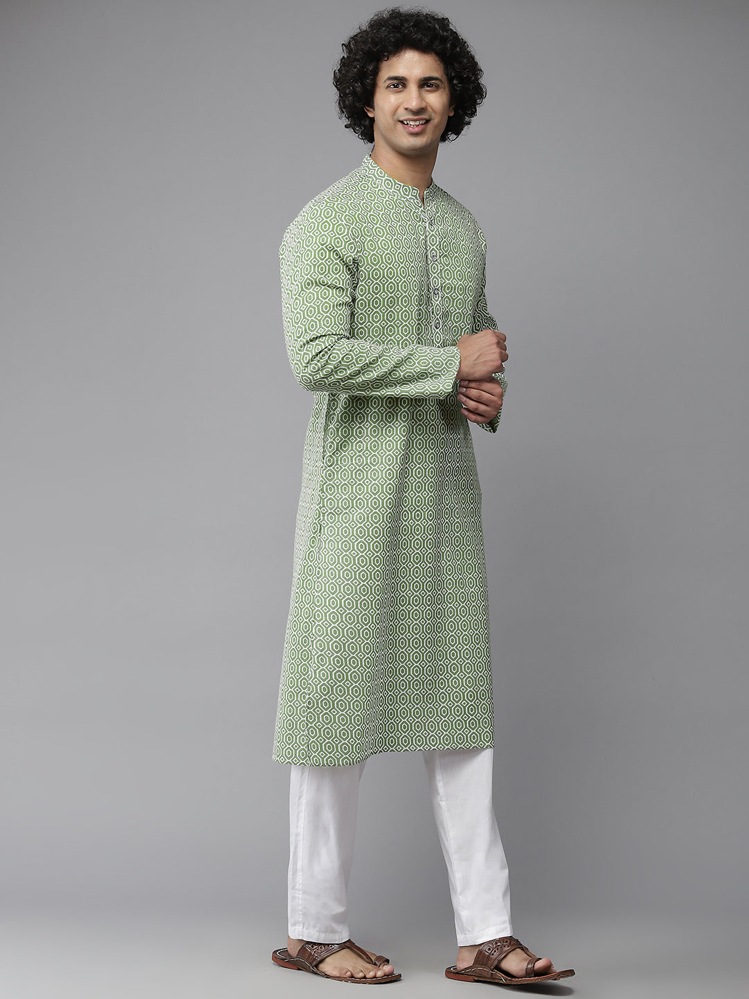 Printed Pure Cotton Straight Kurta