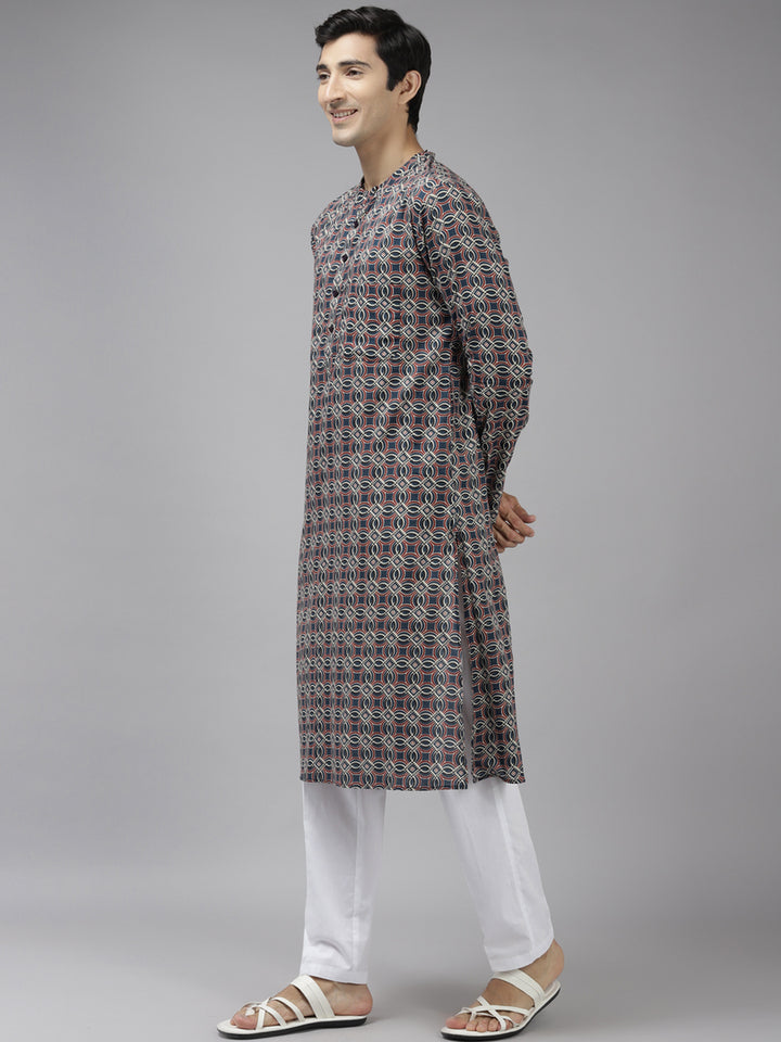 Printed kurta with Pyjama