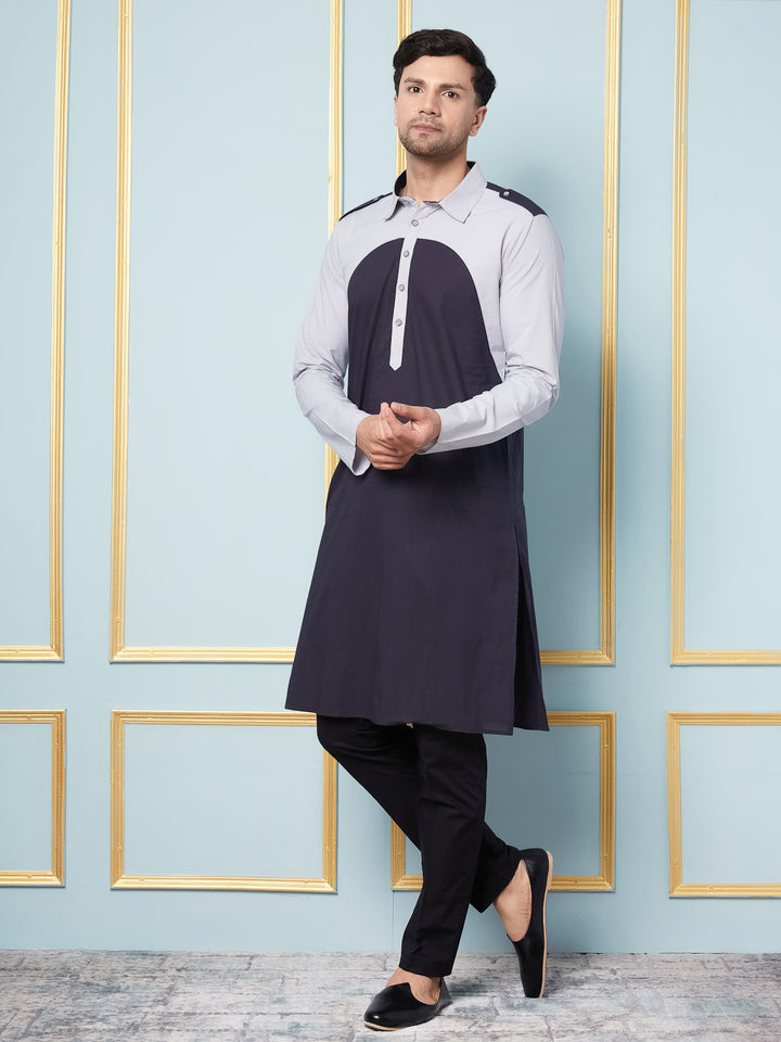 Solid Straight Cotton Kurta