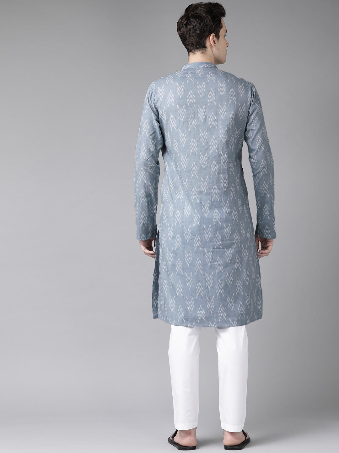 Printed Straight kurta with pyjama