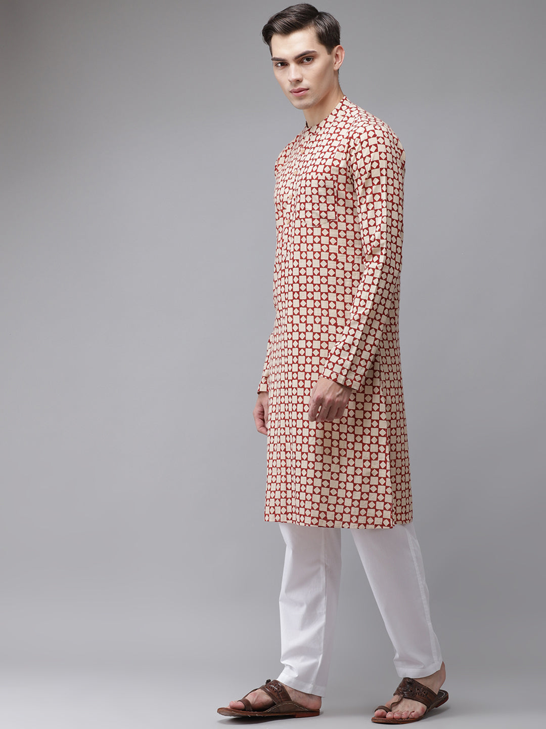 Handcrafted Block Printed Sustainable Straight kurta