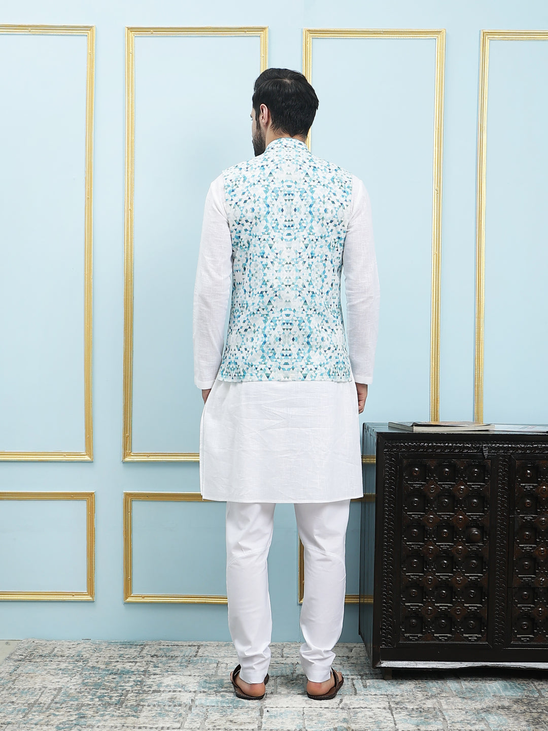 Printed Nehru Jacket