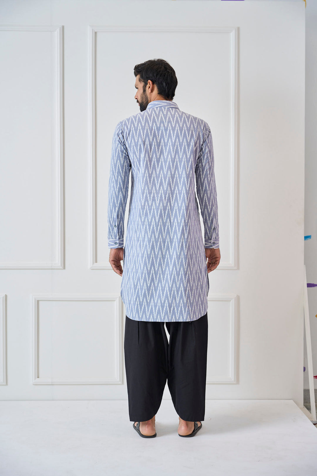 Pure Cotton Printed Pathani Kurta