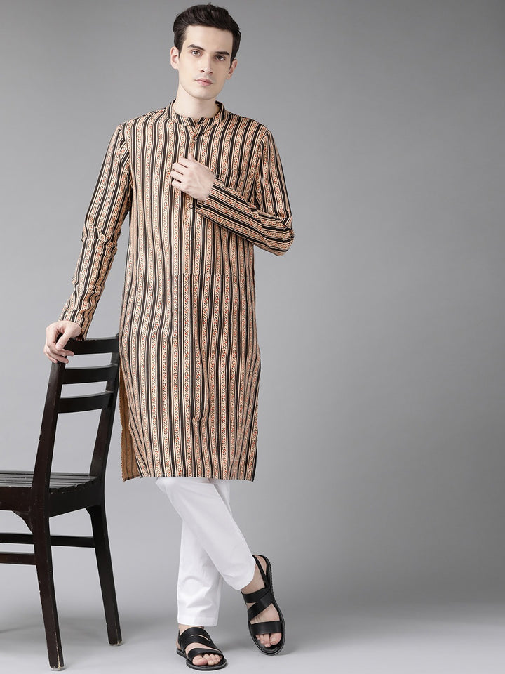 Printed Straight kurta with pyjama