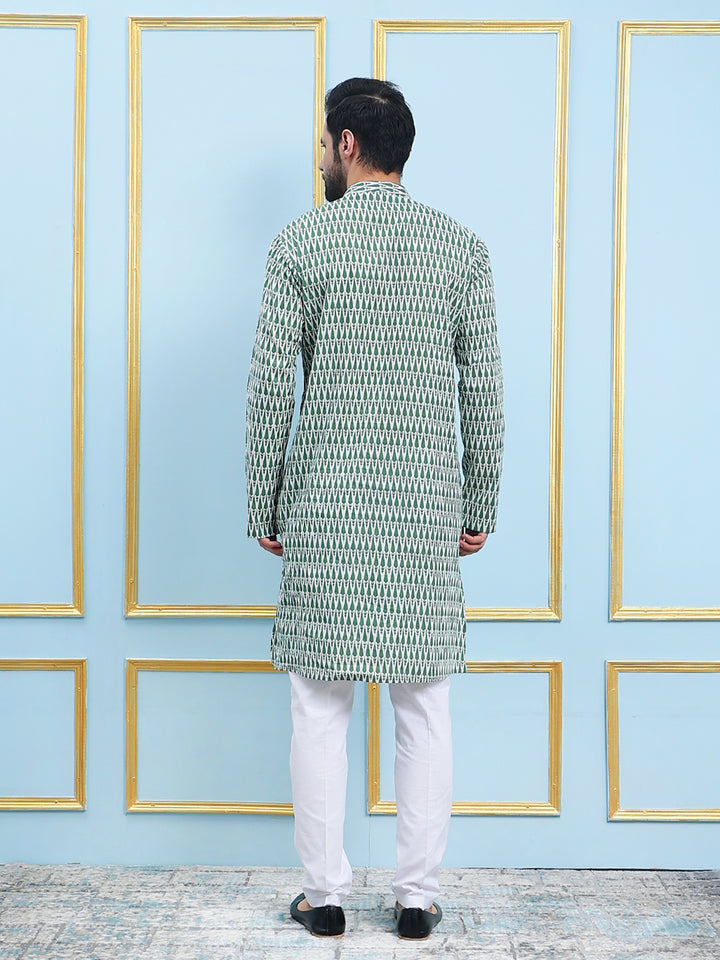 Printed Pure Cotton Straight Kurta