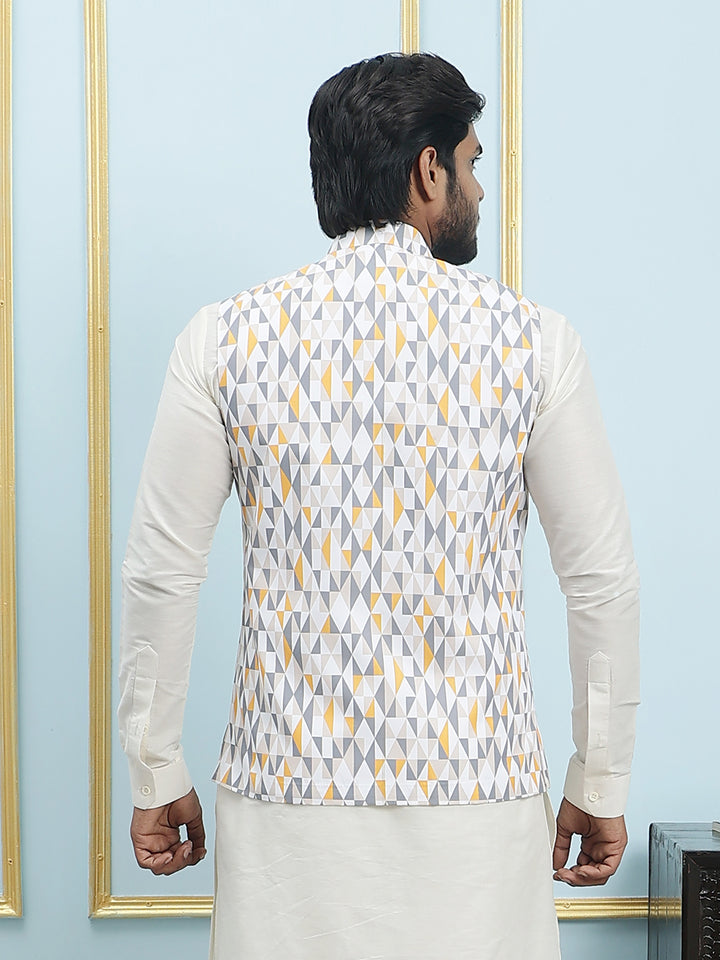 Printed Nehru Jacket