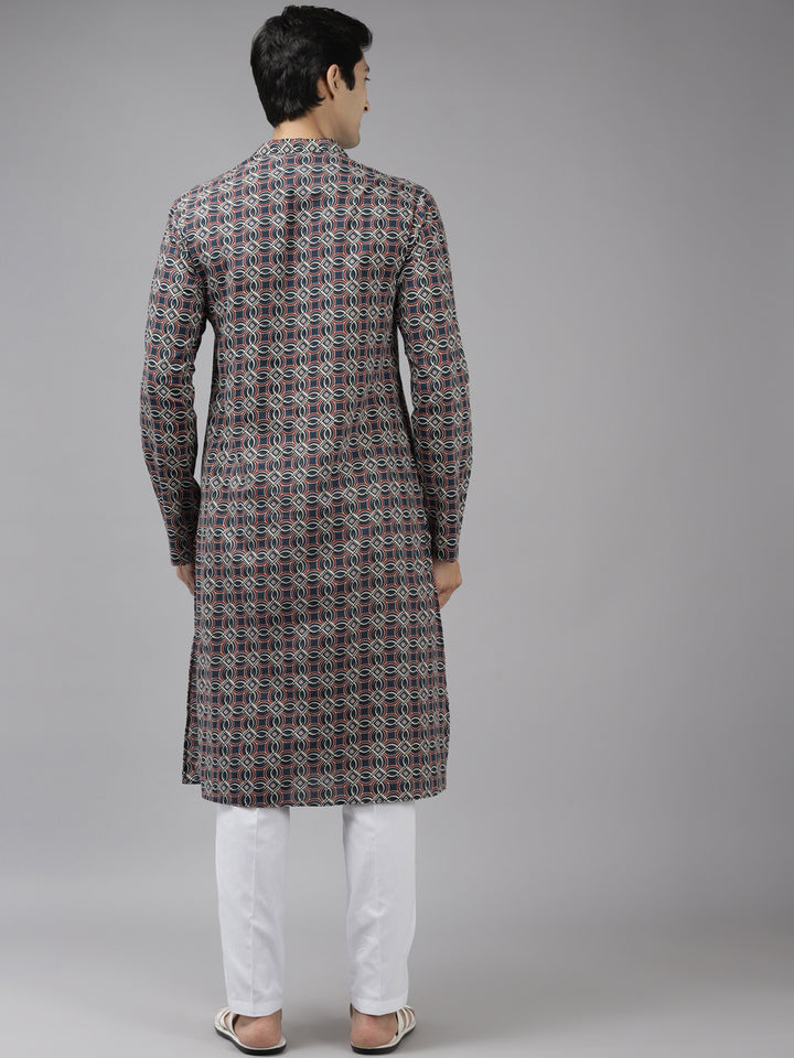 Printed kurta with Pyjama