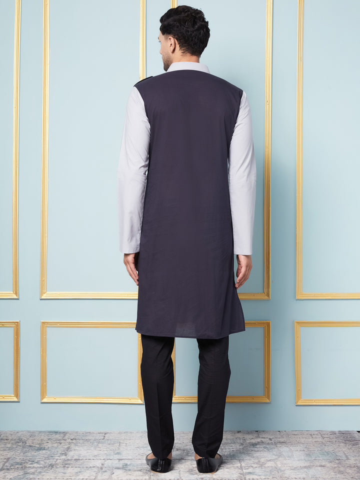 Solid Straight Cotton Kurta