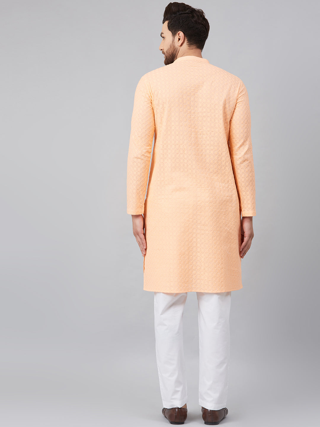 Chikankari Embroidered Straight kurta