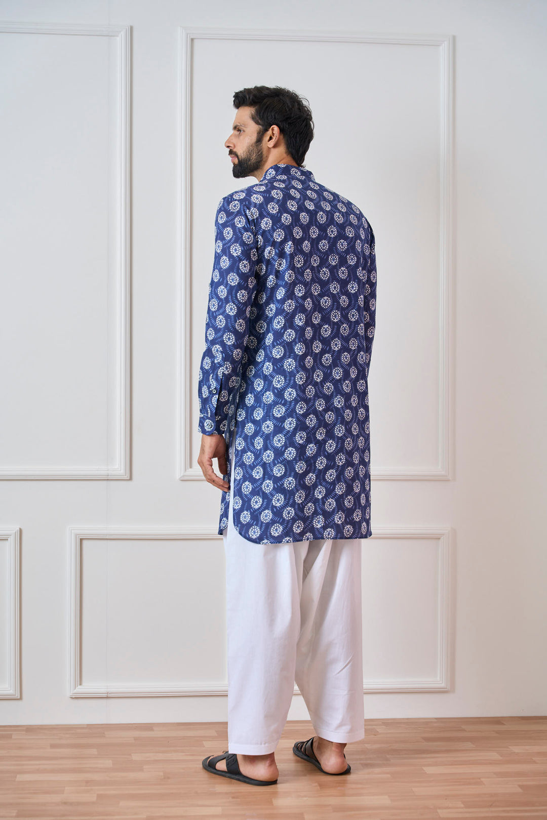 Pure Cotton Printed Pathani Kurta