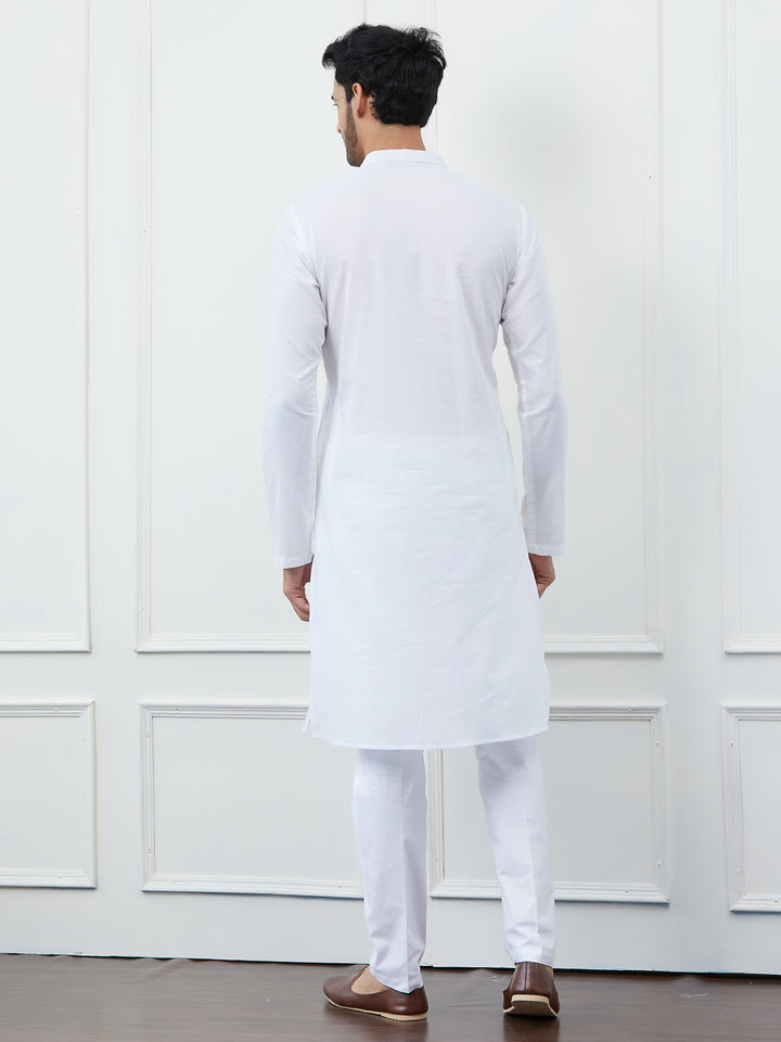 Thread Work Pure Cotton Kurta