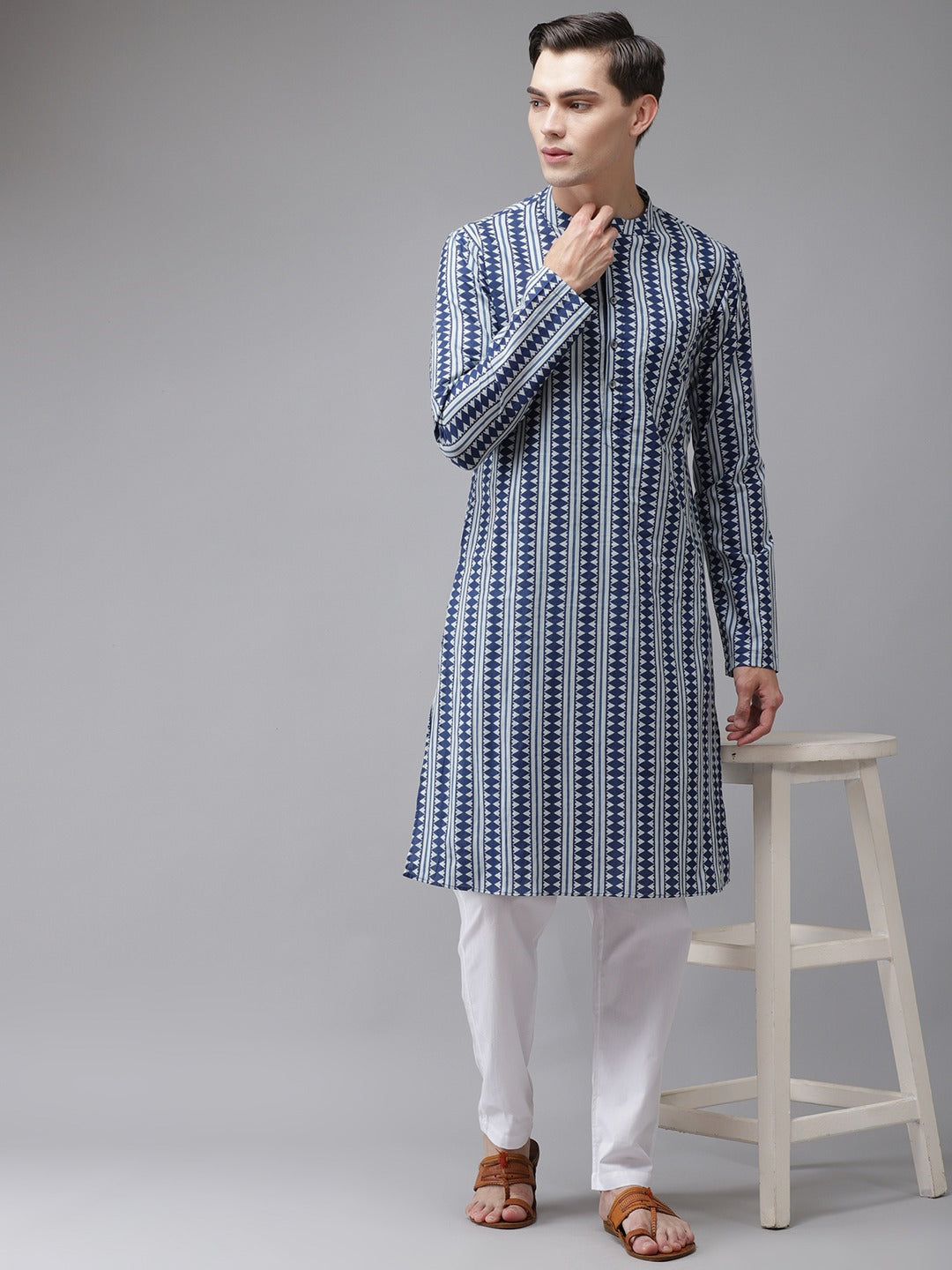 Pure Cotton Printed Regular kurta