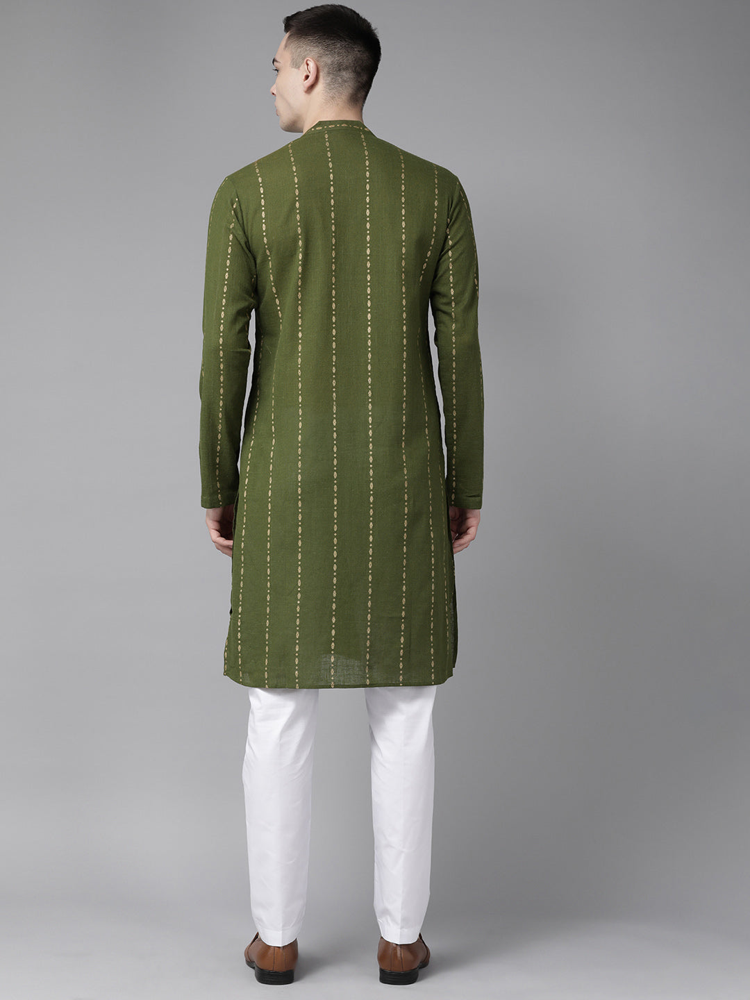 Foil Printed Straight kurta with Pyjama