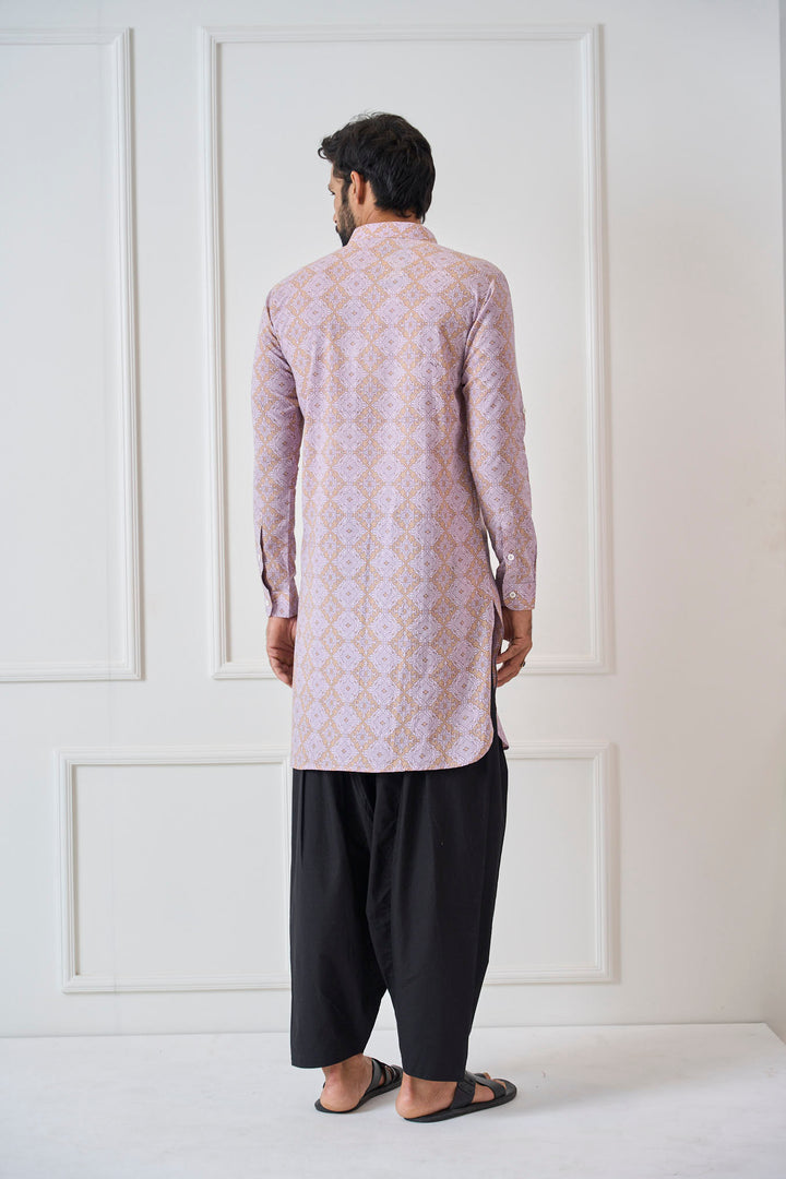 Pure Cotton Printed Pathani Kurta