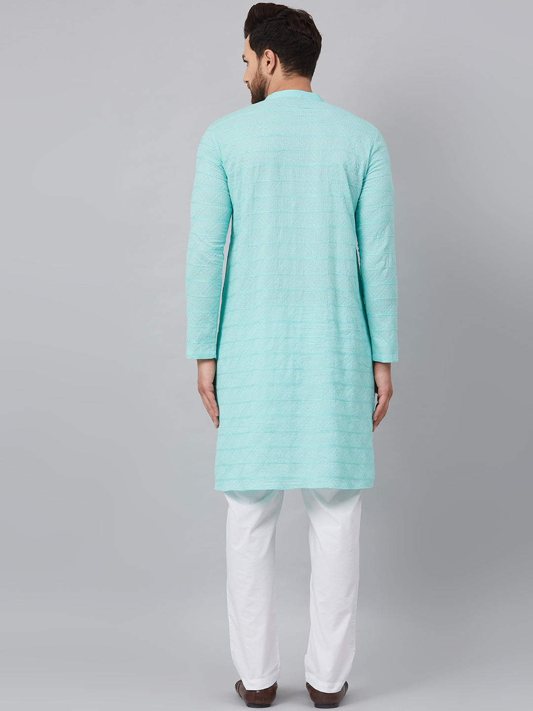 Chikankari Embroidered Straight kurta