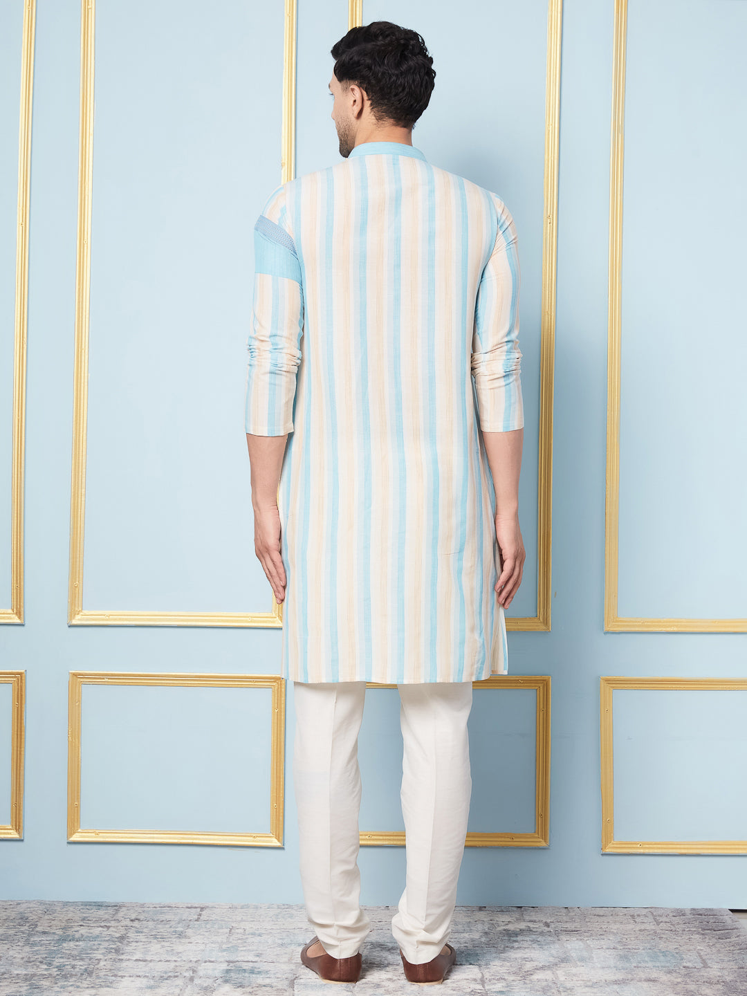 Woven Straight Cotton Kurta