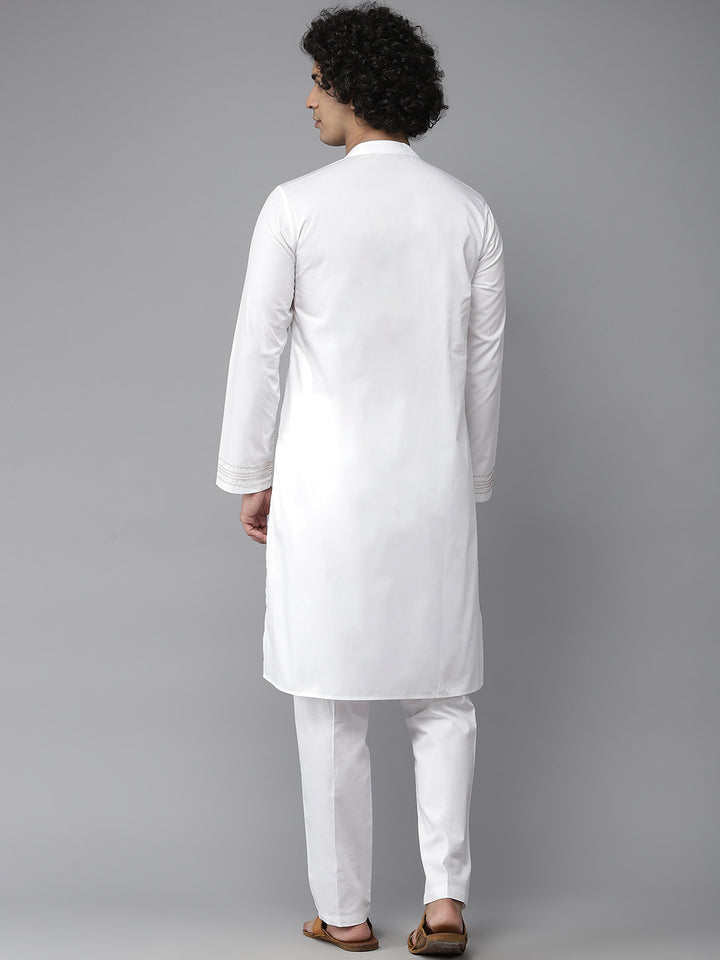 Yoke Designed Straight kurta with Pyjama