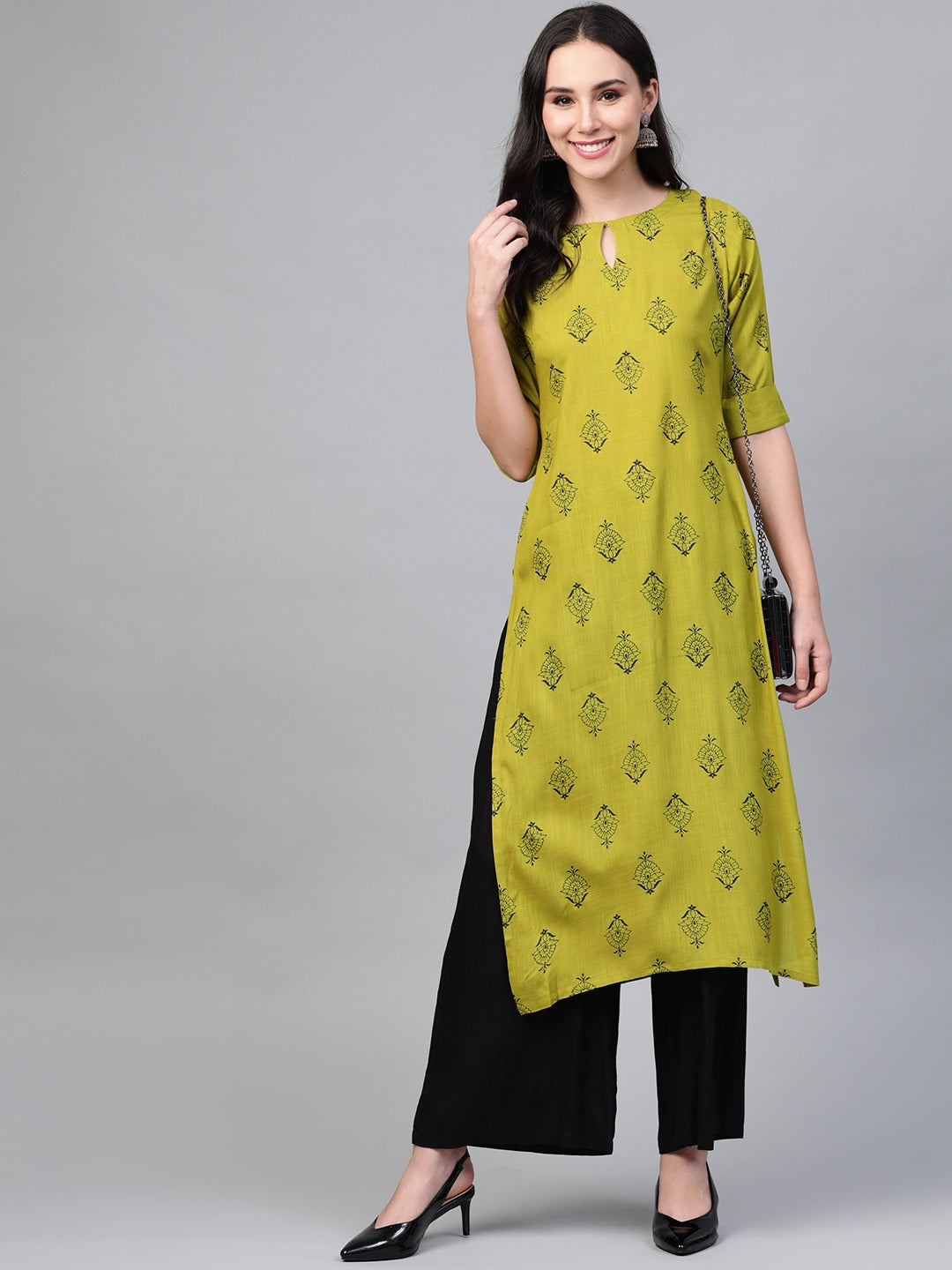 Printed Straight Kurta