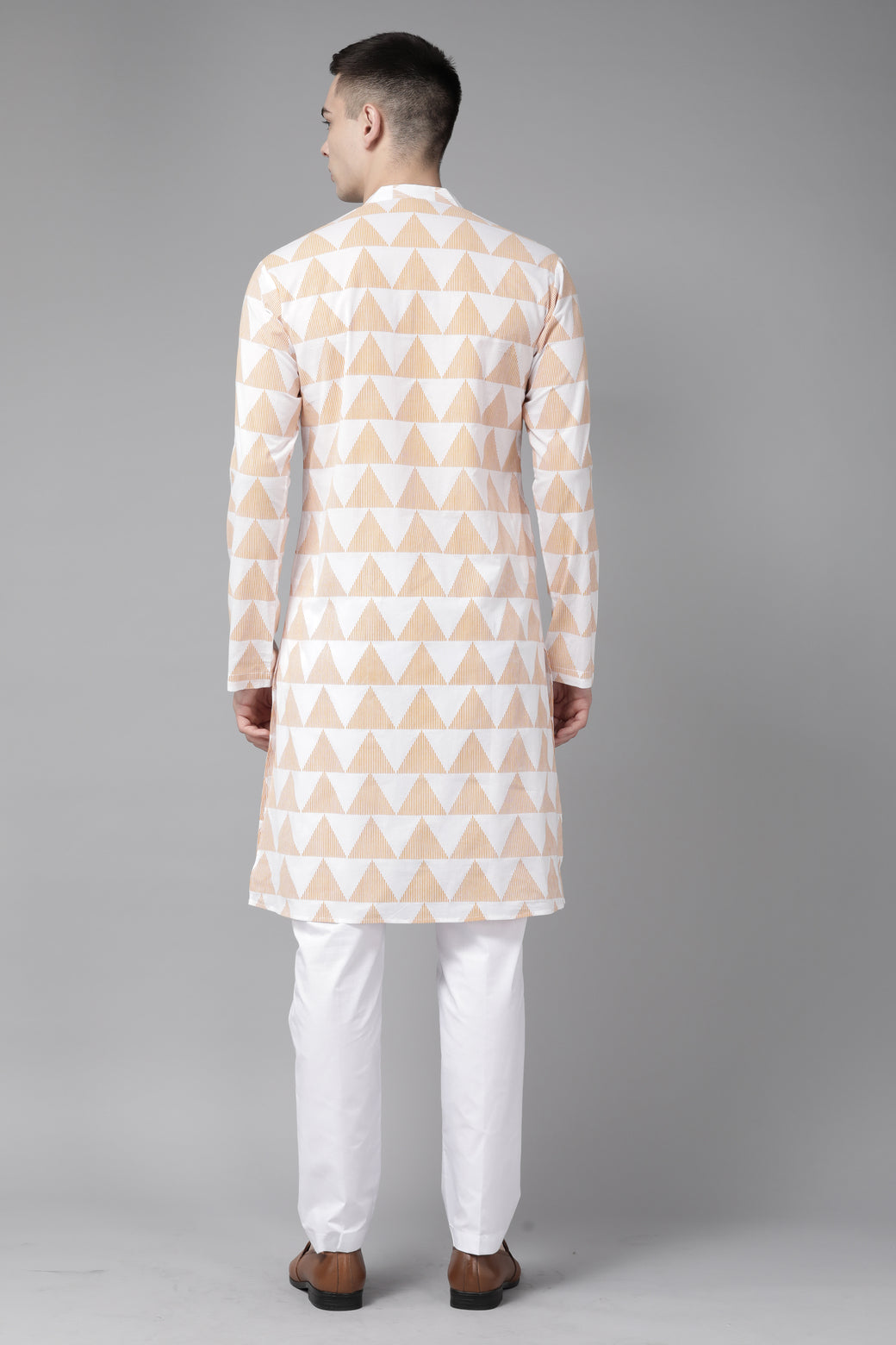 Printed Cotton Straight kurta with Pyjama