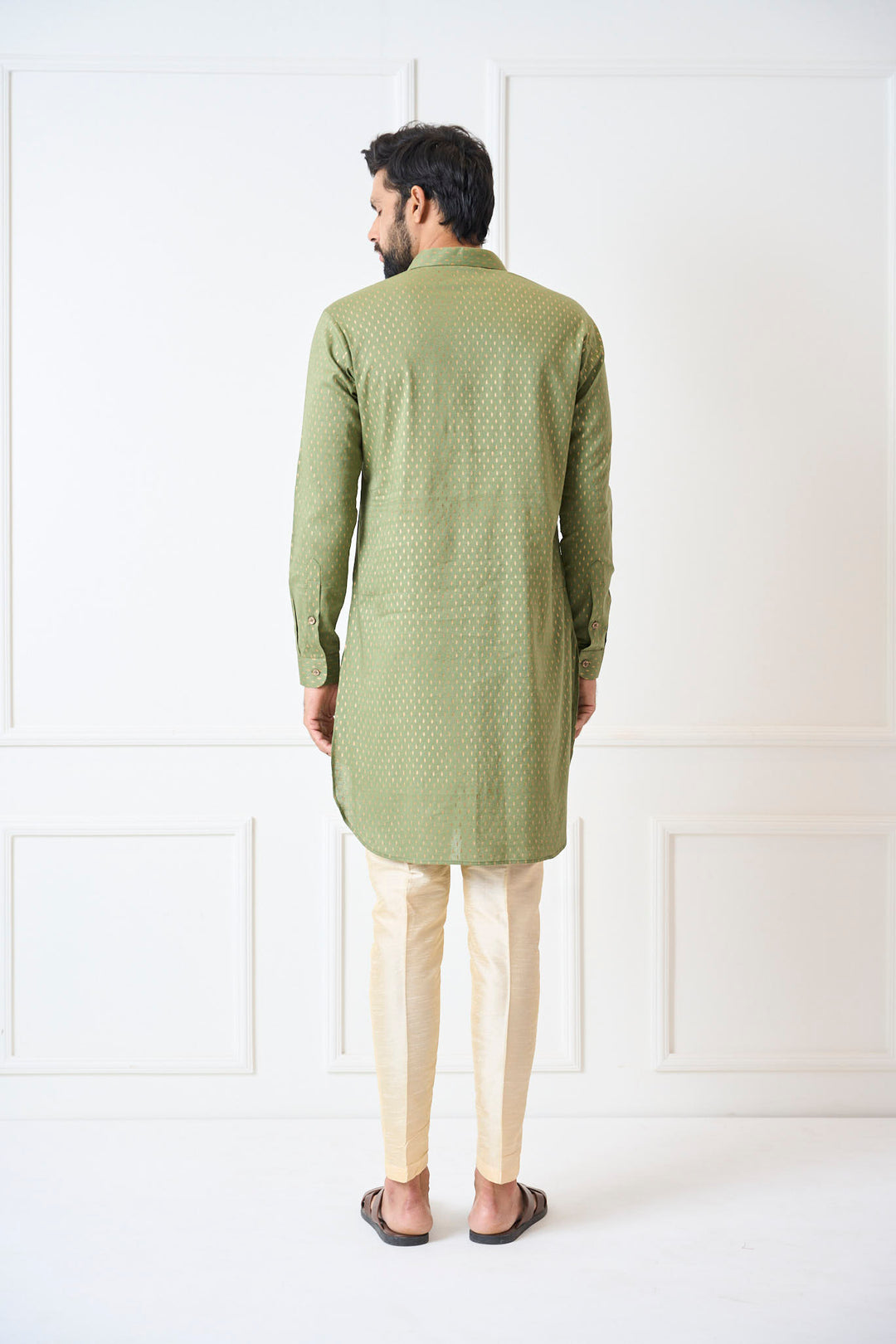 Pure Cotton Printed Pathani Kurta