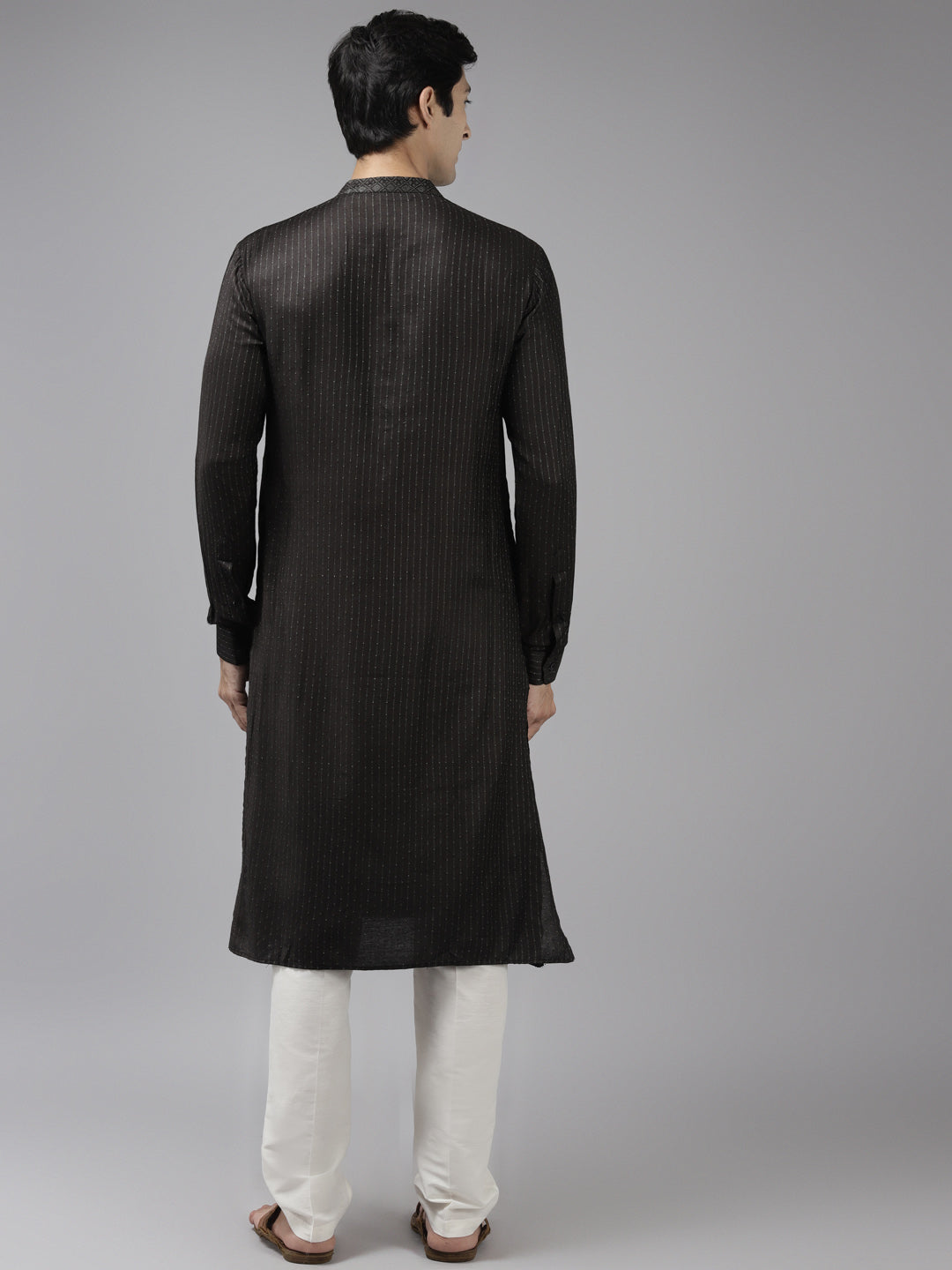 Silk Woven Straight kurta with Pyjama