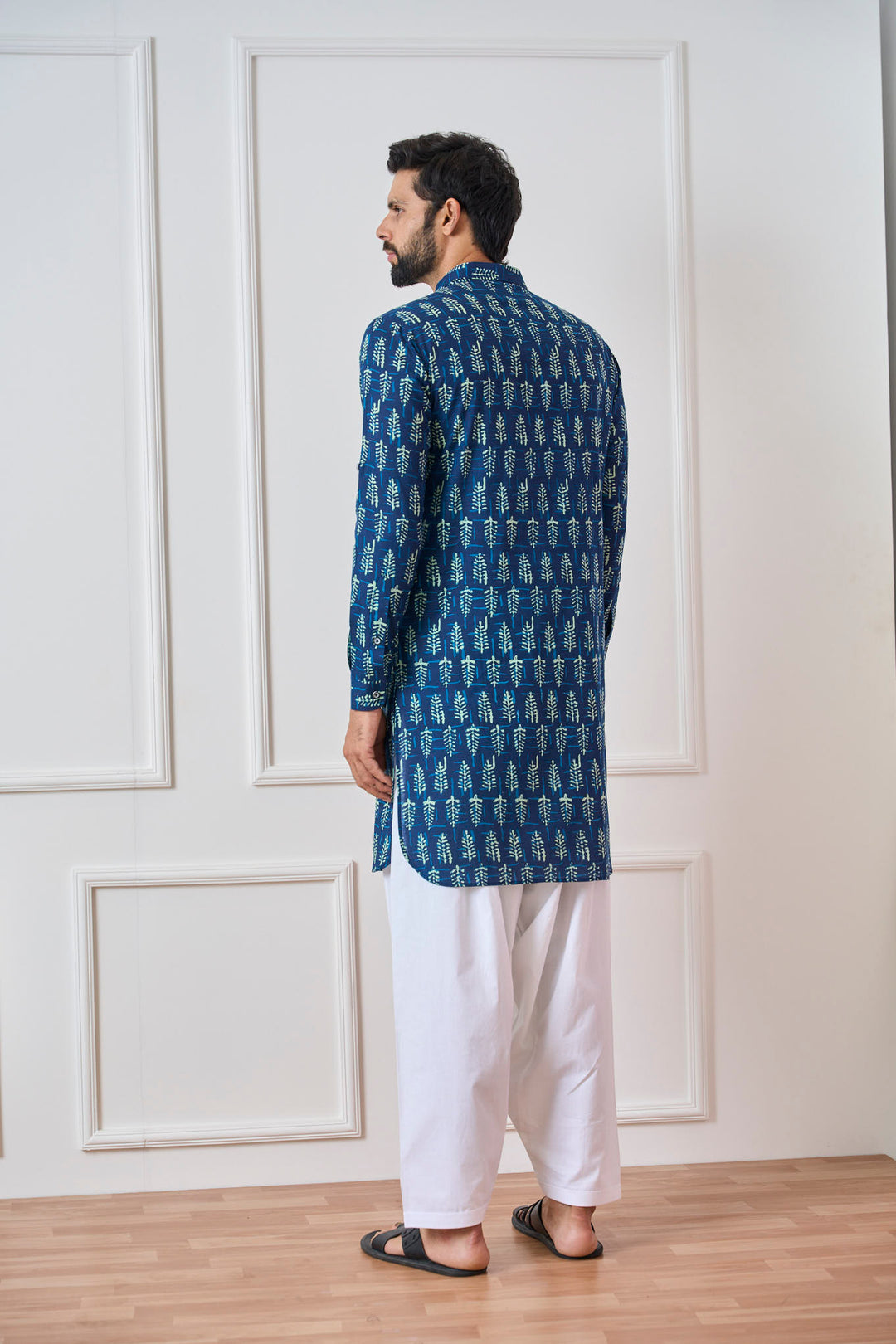 Pure Cotton Printed Pathani Kurta