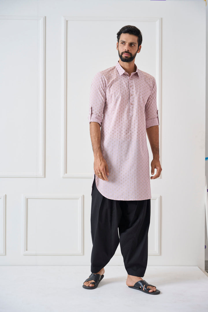 Pure Cotton Printed Pathani Kurta