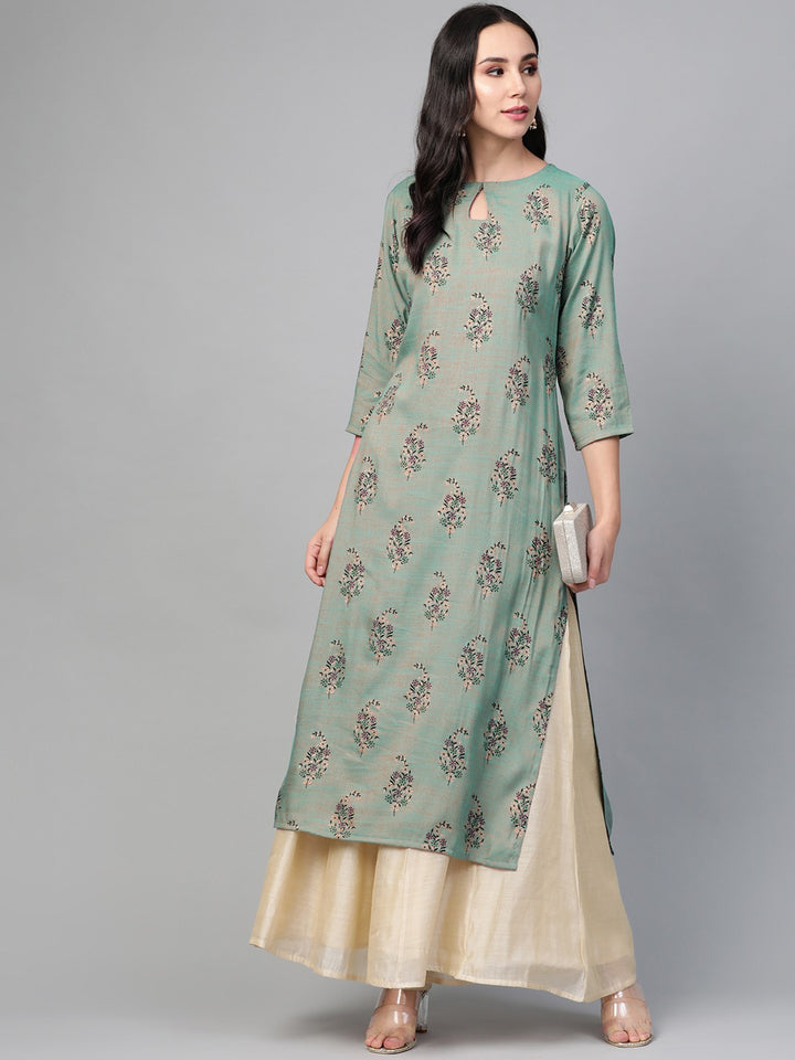 Printed Straight Kurta