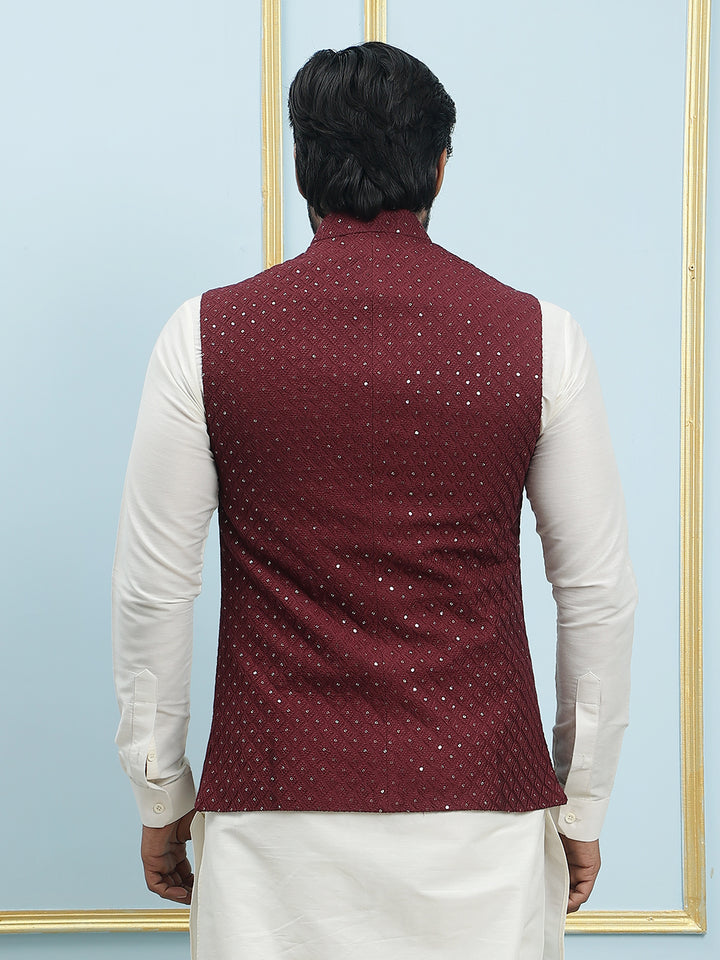 Embroidered Nehru Jacket