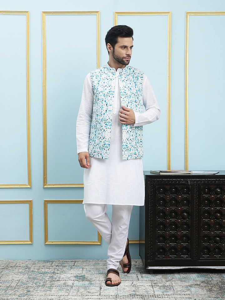 Printed Nehru Jacket