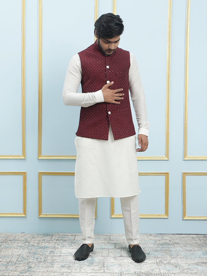 Embroidered Nehru Jacket