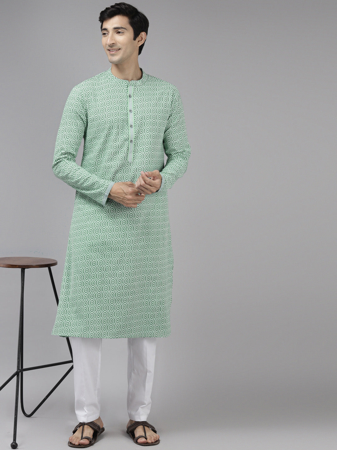 Printed Pure Cotton Straight Kurta