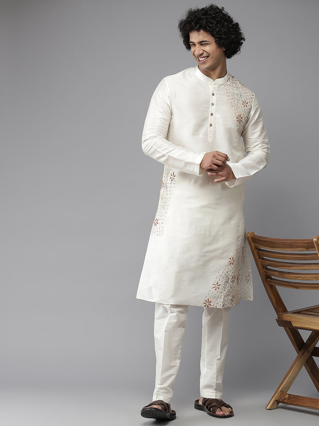 Cotton Silk Straight kurta