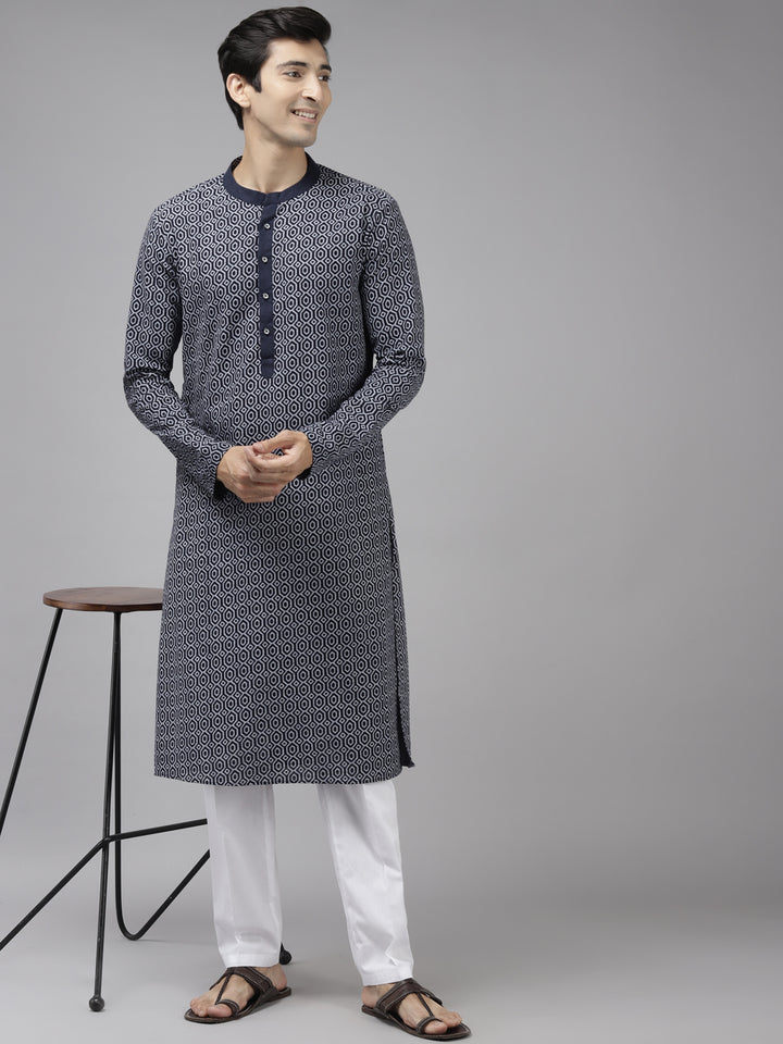 Printed kurta with Pyjama