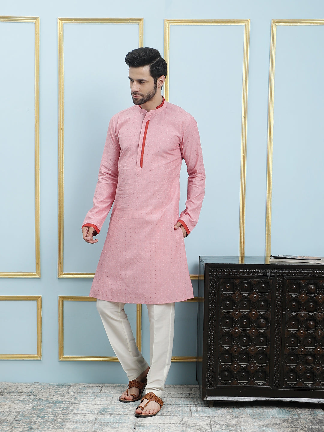 Printed Pure Cotton Straight Kurta